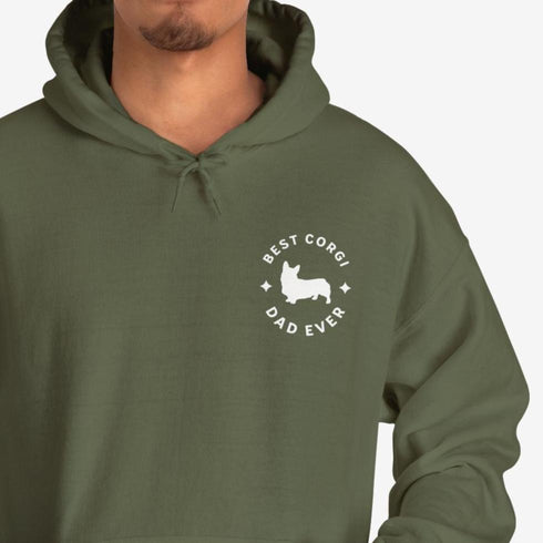 Corgi Men's Hoodie - Funny Corgi Dad Hoodie for Men
